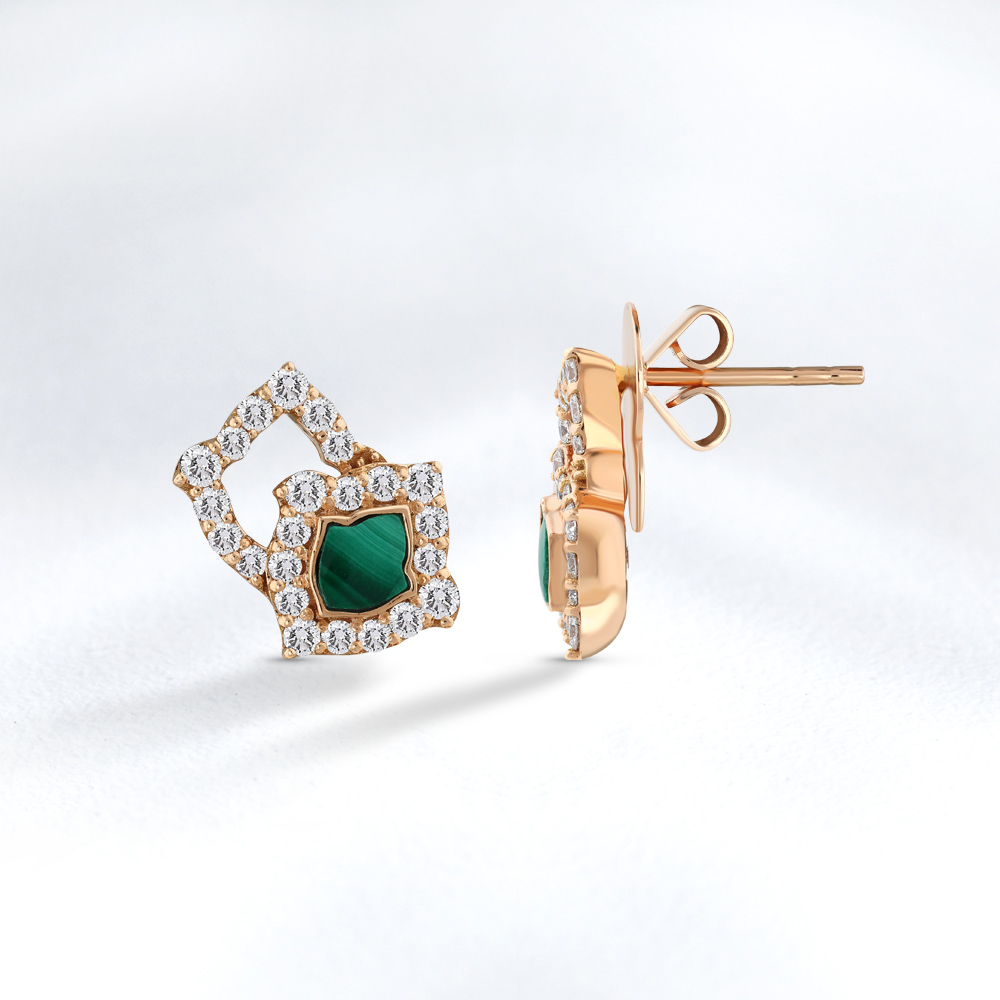 Malachite Earrings