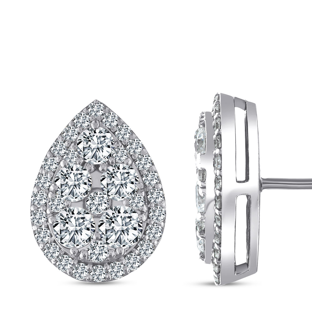 1.42 ct Designer Diamond Earring