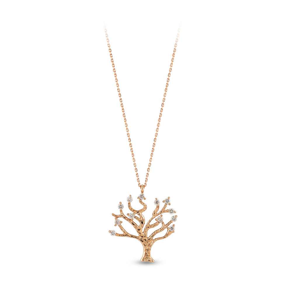 0.16 ct Tree of Life Diamond Necklace