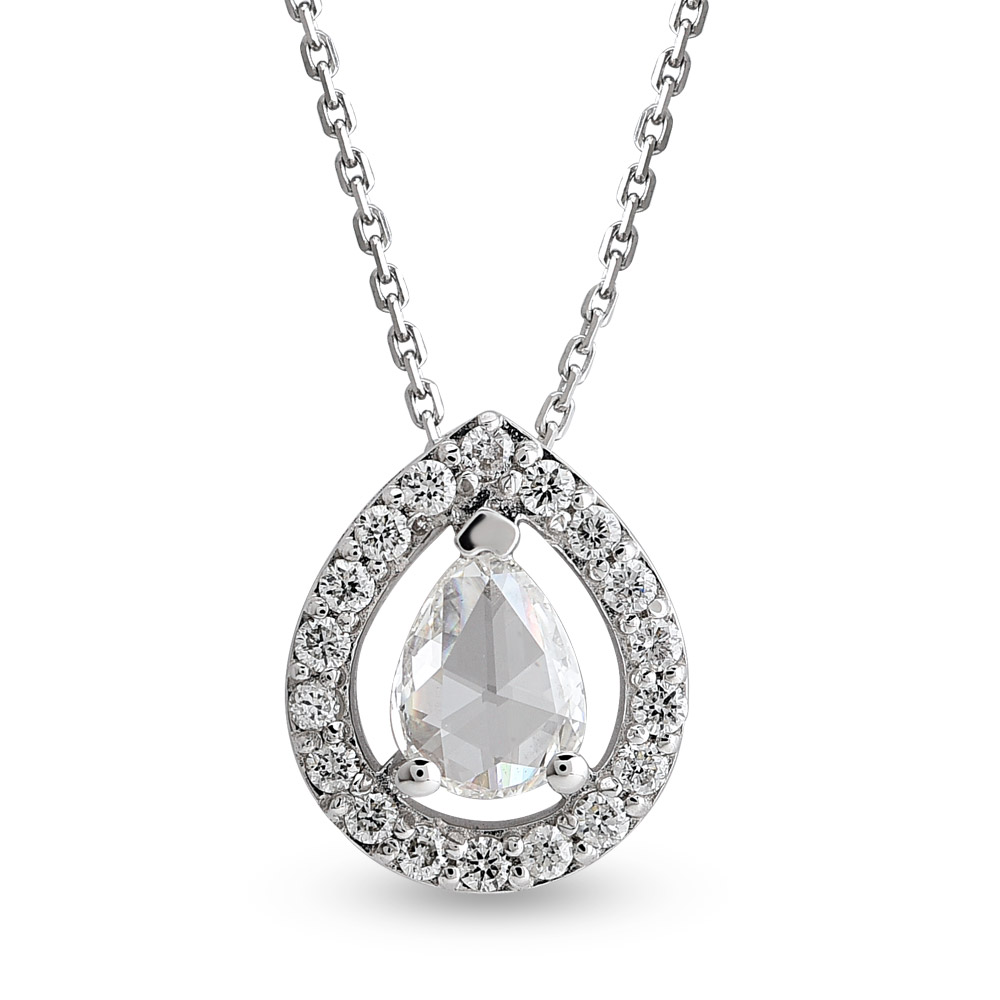 Rose-Cut Diamond Necklace