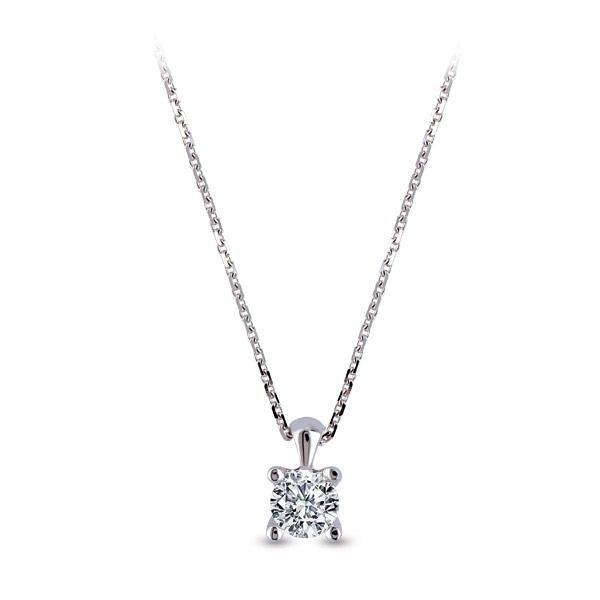 0.40 ct Solitaire Diamond Necklace