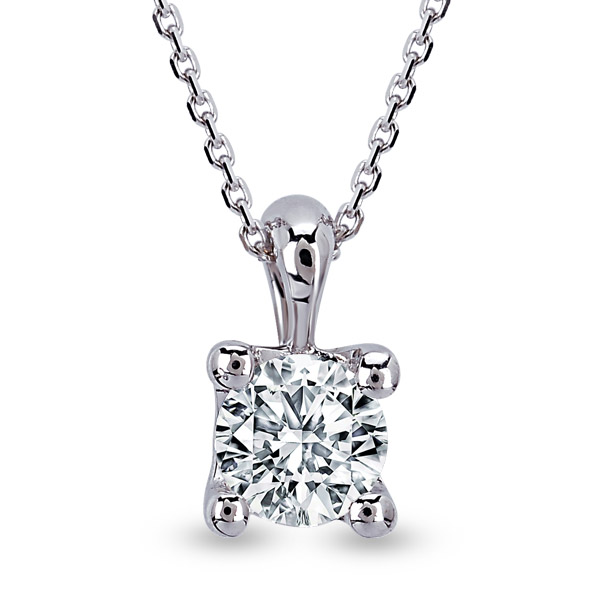 0.40 ct Solitaire Diamond Necklace