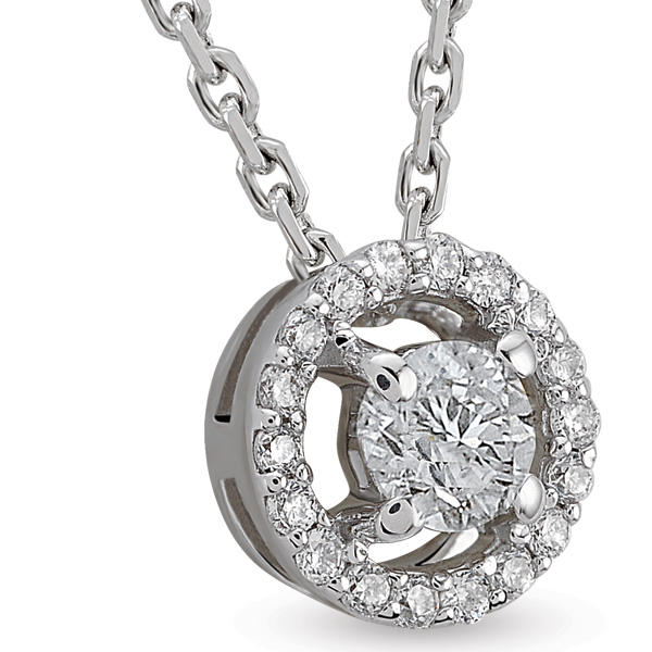 0.23 ct Solitaire Diamond Necklace