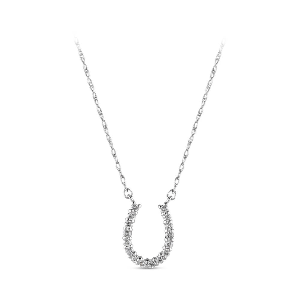 Horseshoe Diamond Necklace