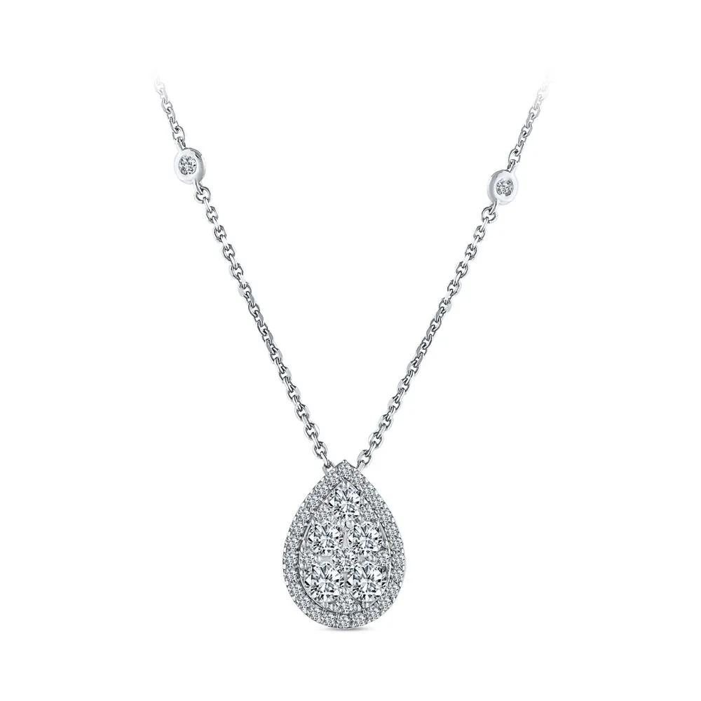 1.32 ct Designer Diamond Necklace