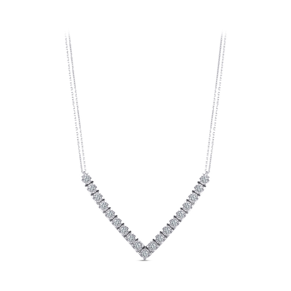0.55 ct Designer Diamond Necklace,