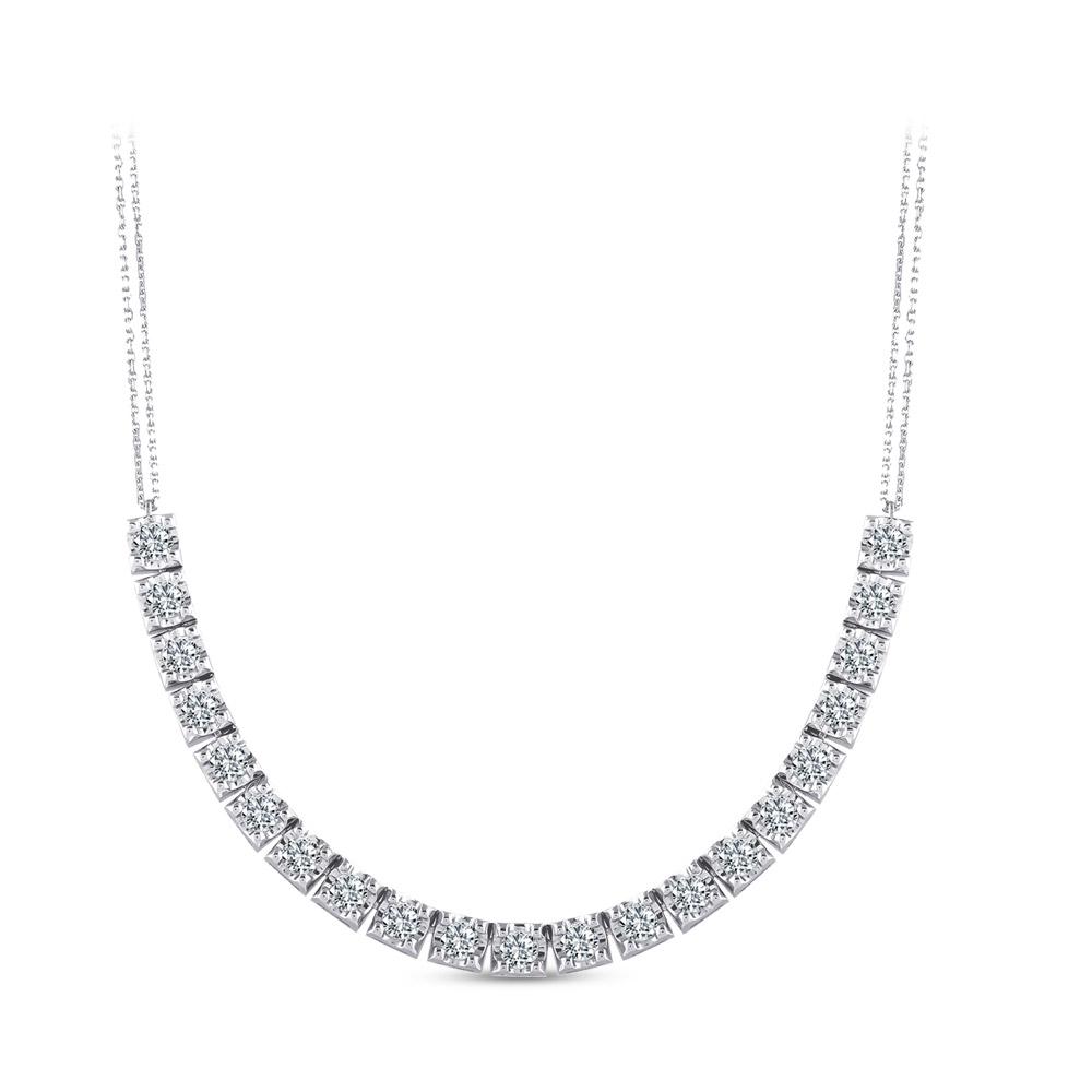 1.54 ct Designer Diamond Necklace