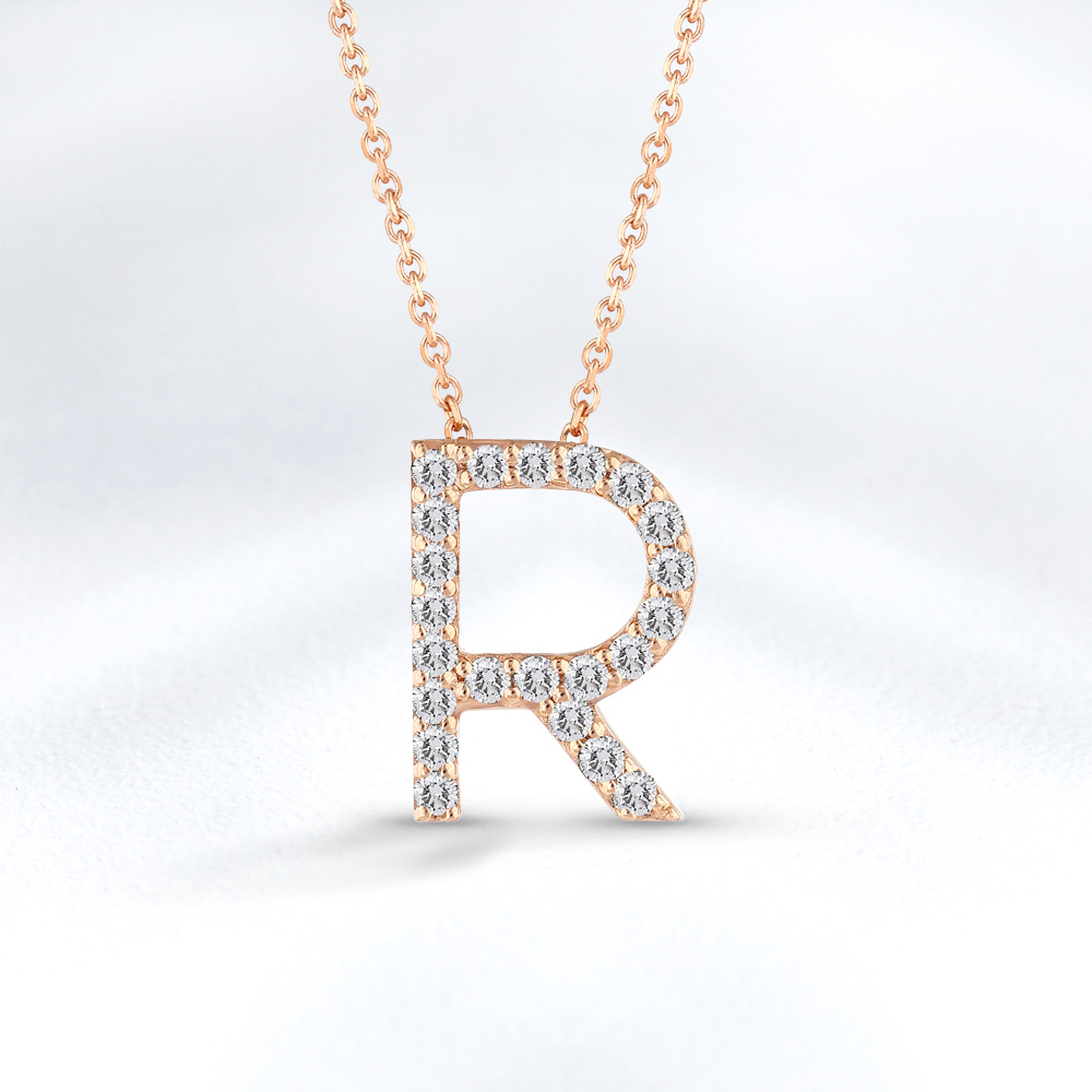 Letter R Necklace