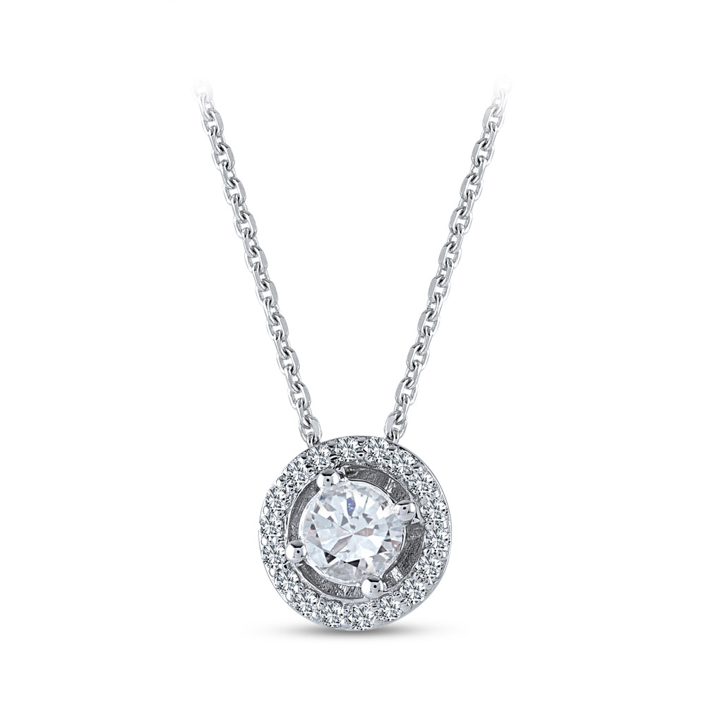 0.32 ct Solitaire Diamond Necklace