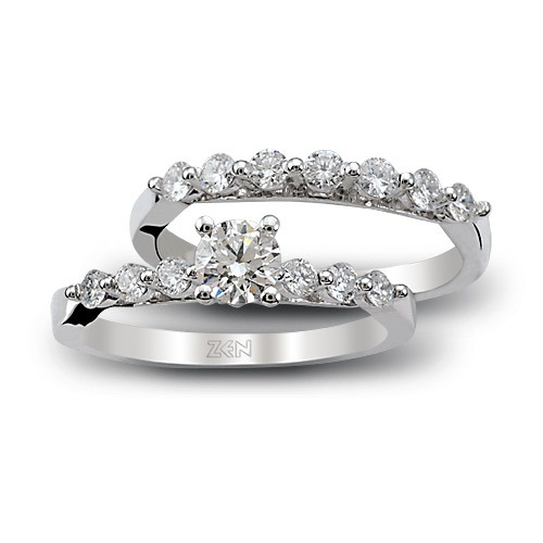 0.80 ct Twins Dual Solitaire Diamond Ring