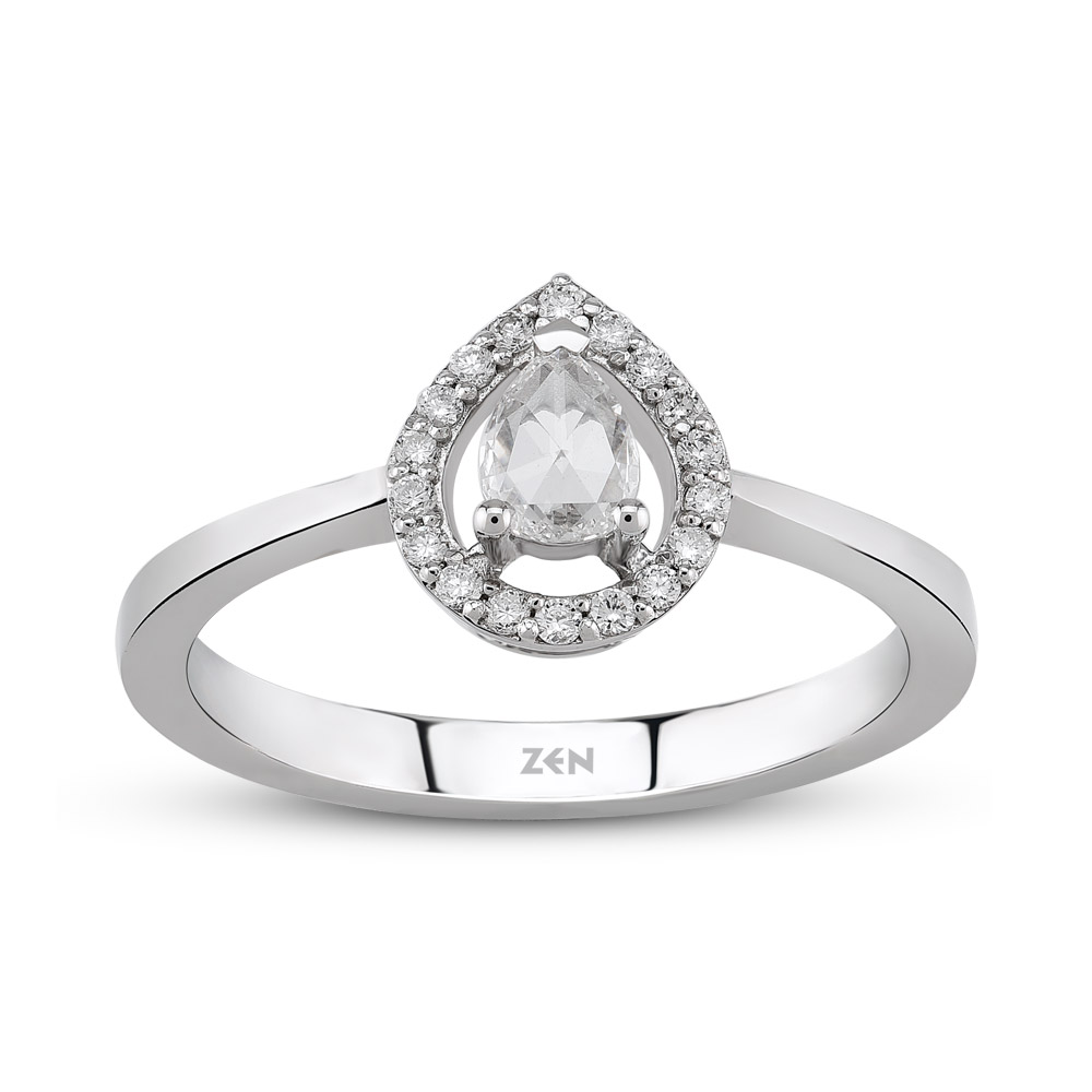 Rose-Cut Diamond Ring