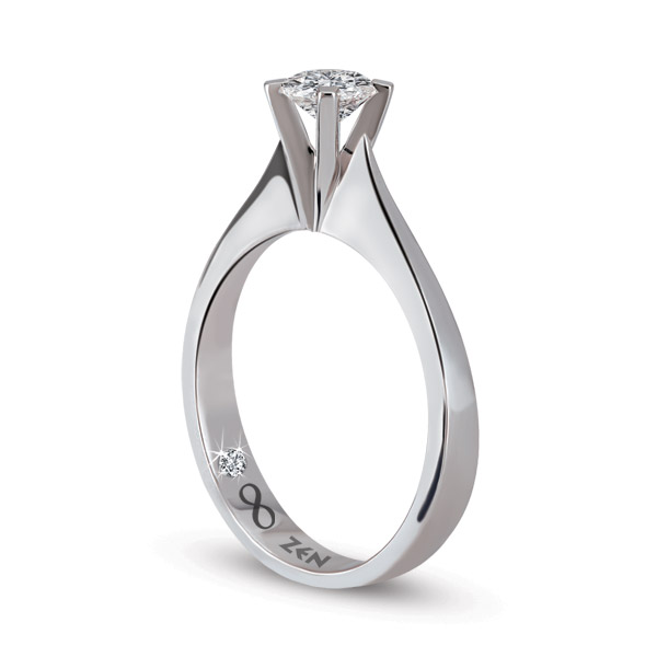 0.26 ct Solitaire Engagement Ring