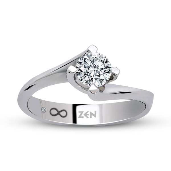 0.23 ct Solitaire Diamond Engagement Ring