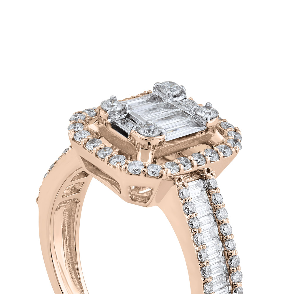 1.14 ct Baguette Diamond Ring