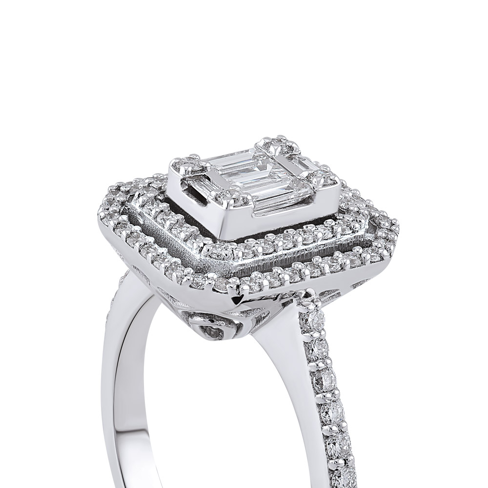 0.56 ct Baguette Diamond Ring