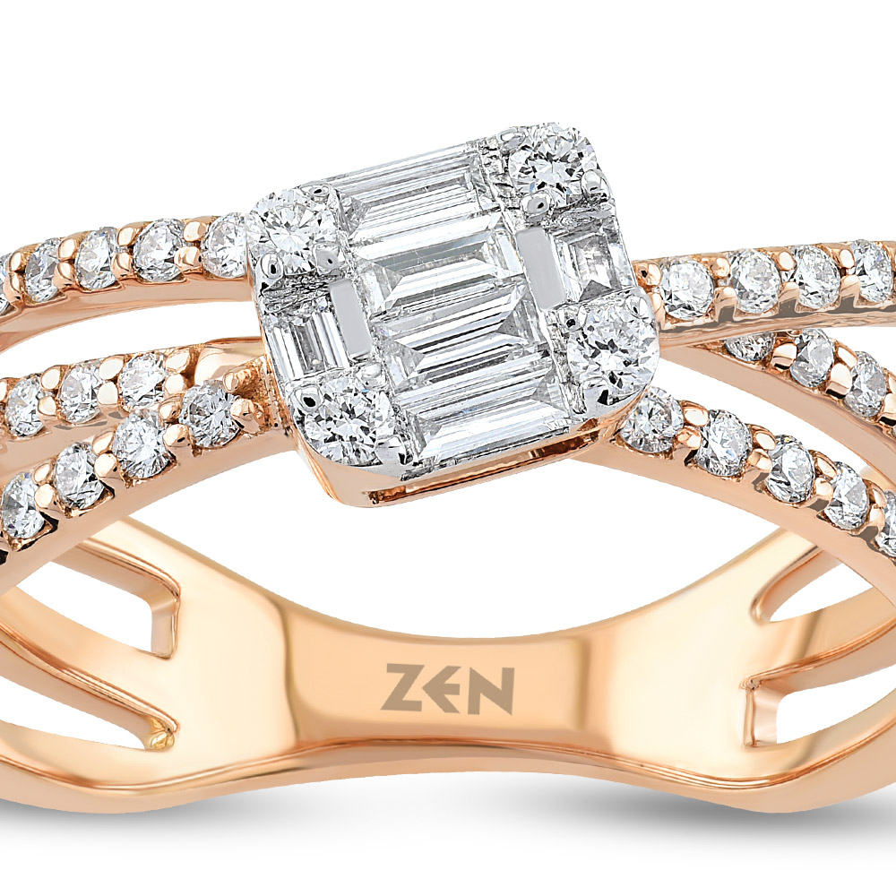 0.31 ct Baguette Diamond Ring - 3001028177 / ZEN Diamond - US