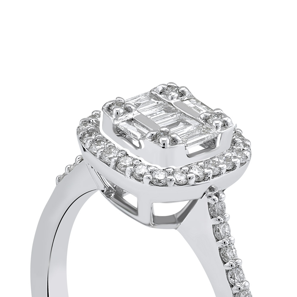 0.37 ct Baguette Diamond Ring