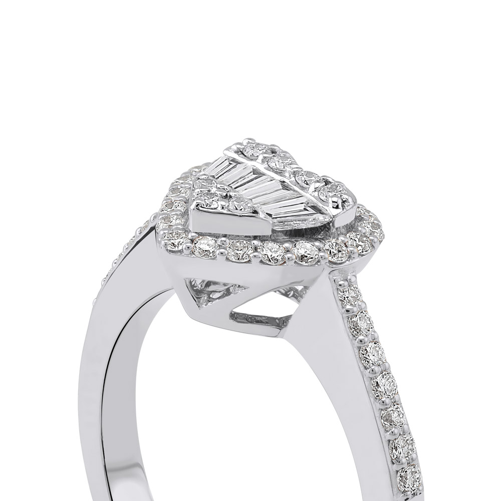 0.34 ct Baguette Diamond Ring