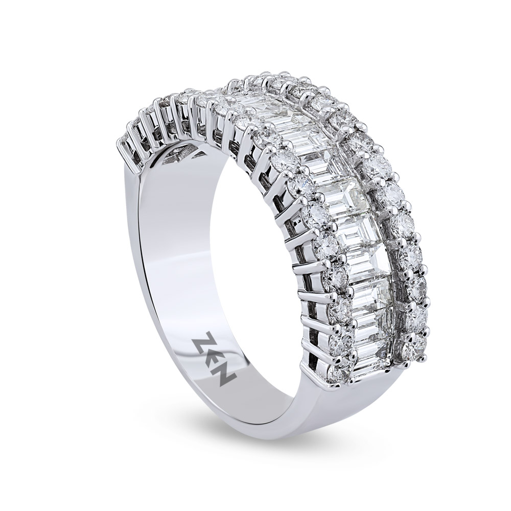 1.83 ct Baguette Diamond Ring
