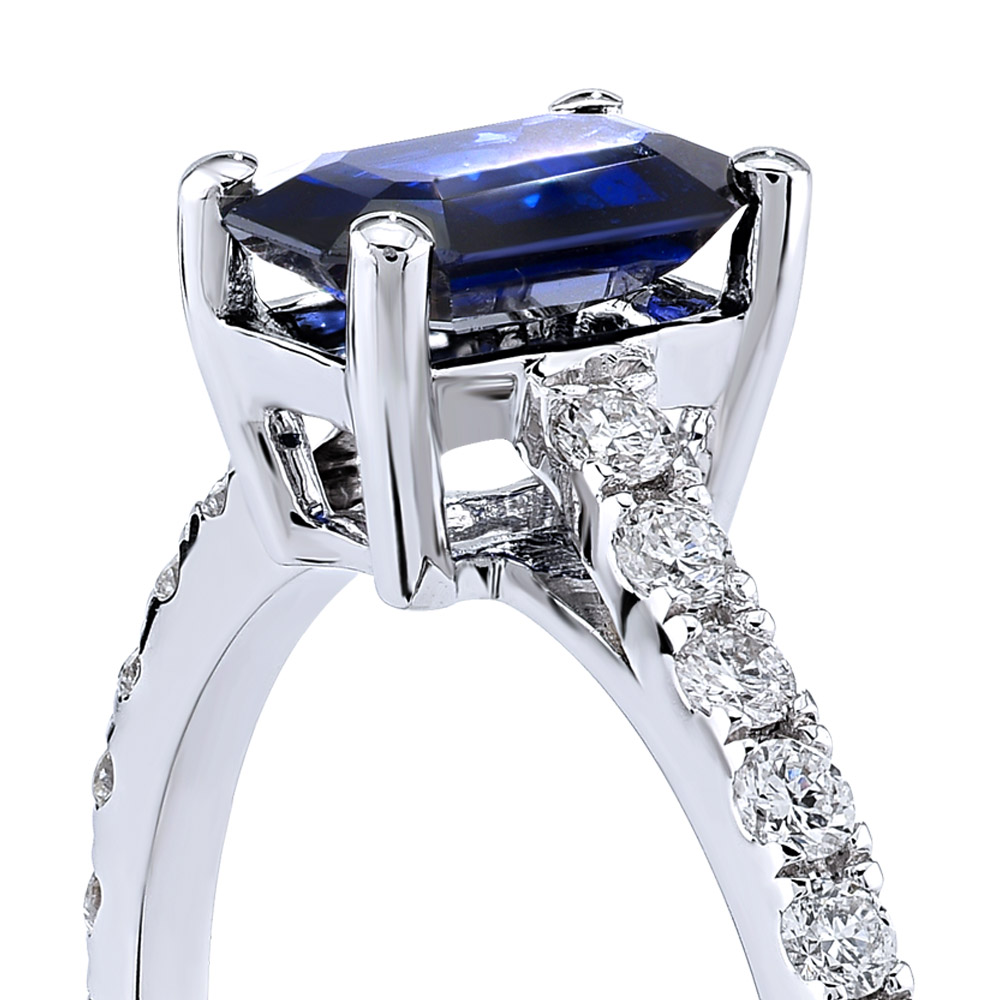 1.25 ct Sapphire Diamond Ring