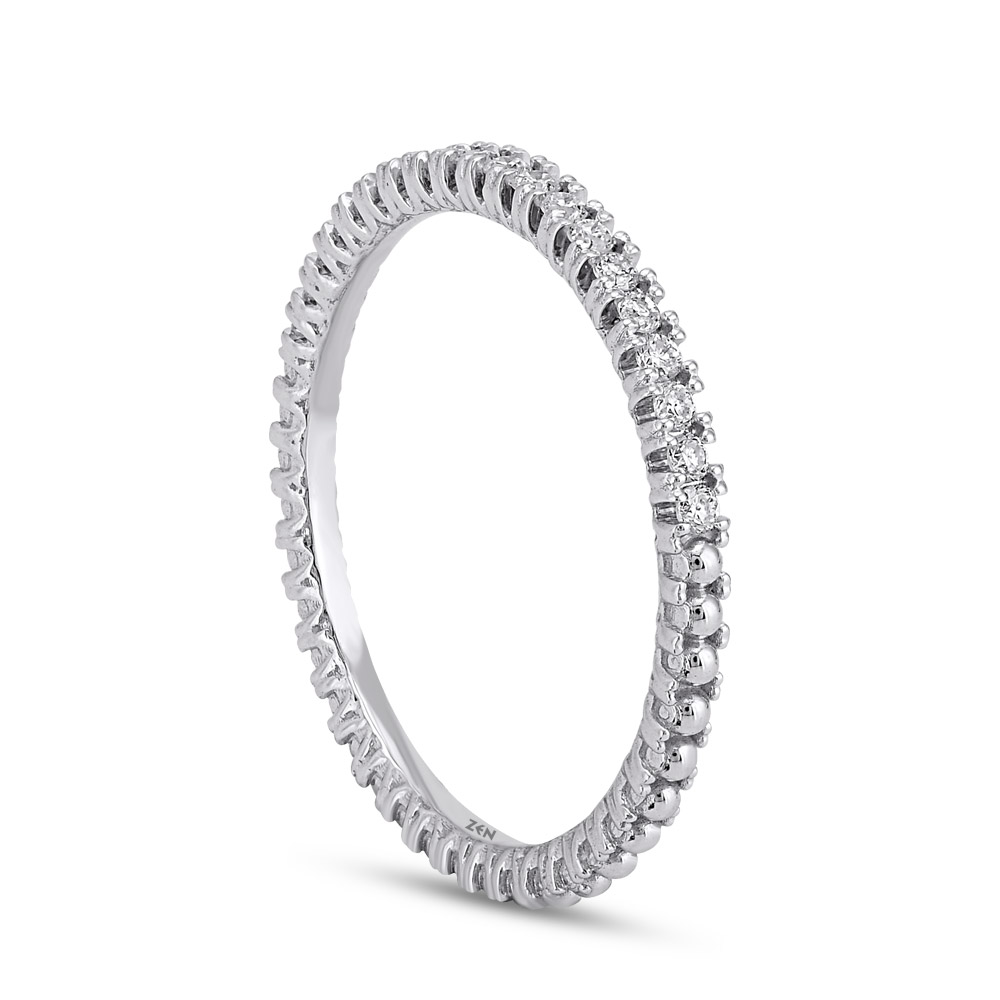 0.20 ct Half Eternity Diamond Ring