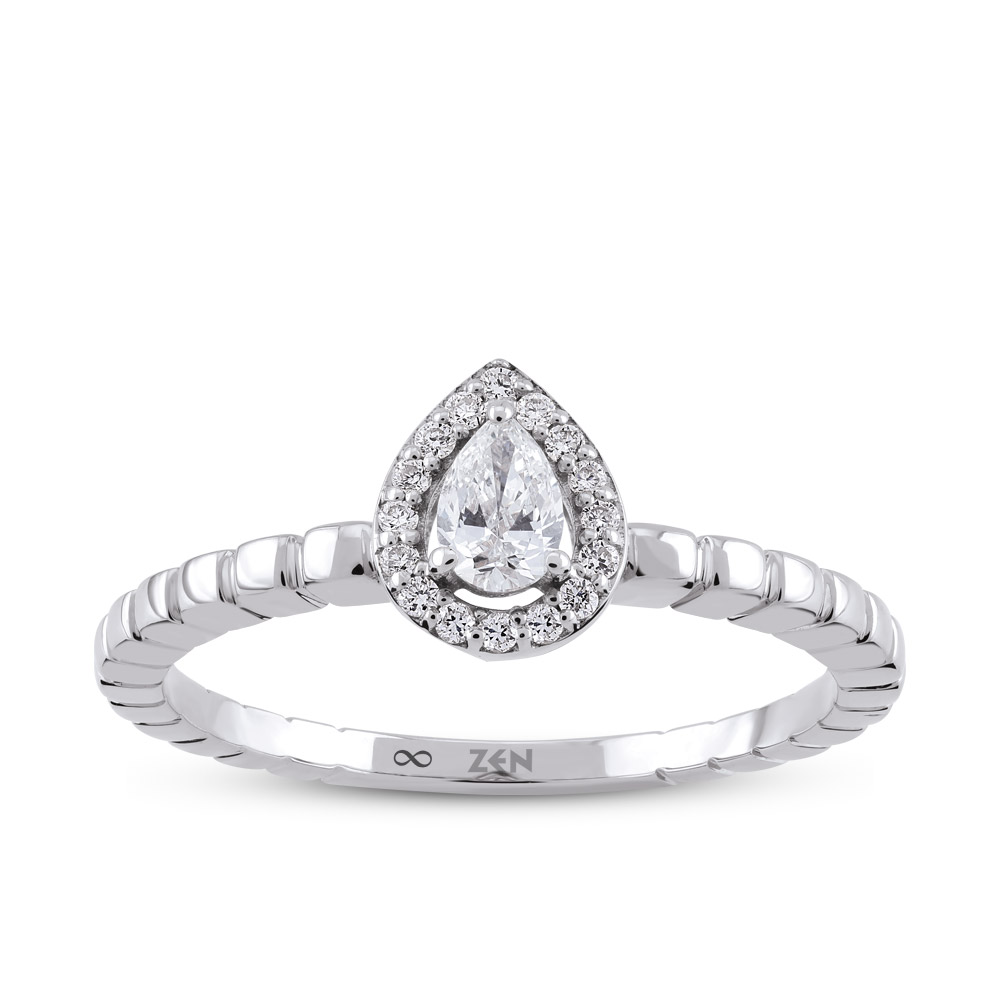 0.21 ct Solitaire Diamond Engagement Ring