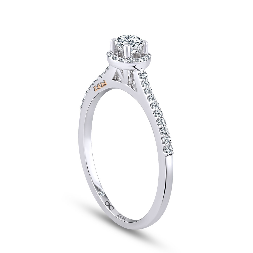 0.38 ct Solitaire Engagement Ring