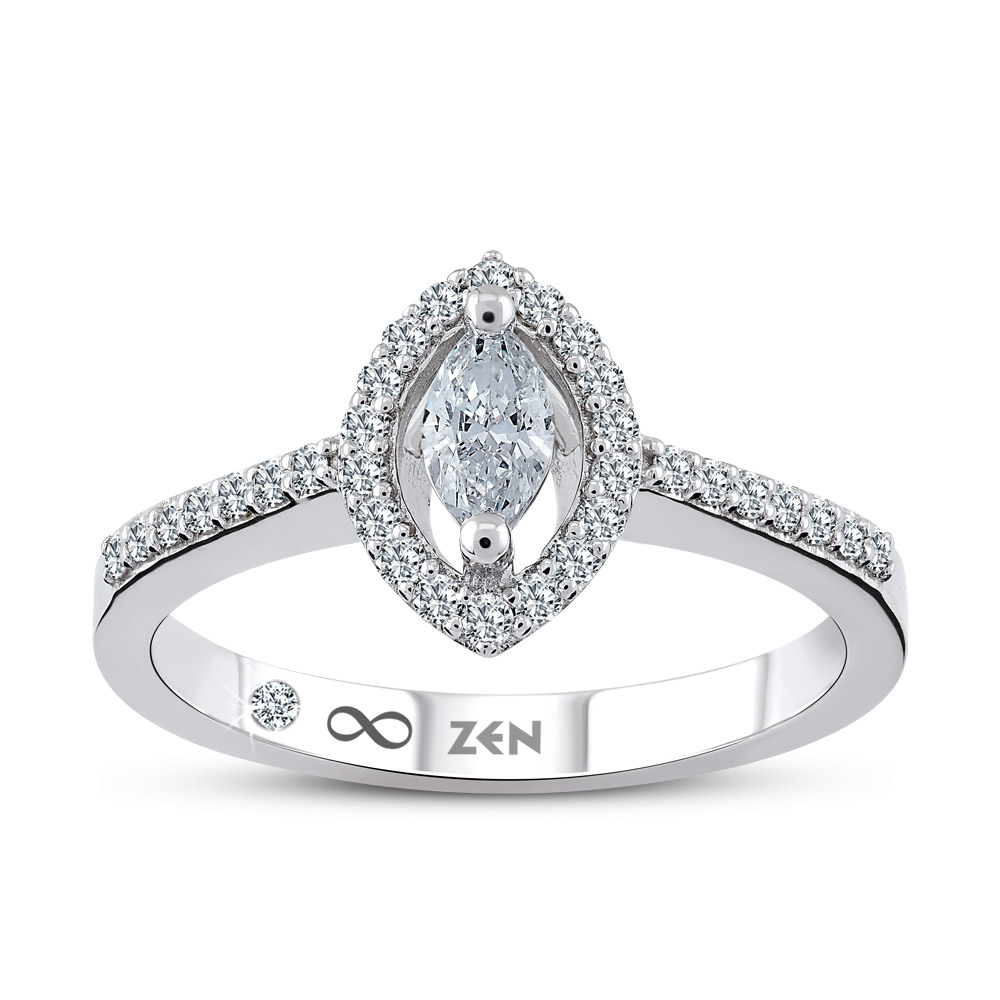 0.37 ct Solitaire Engagement Ring