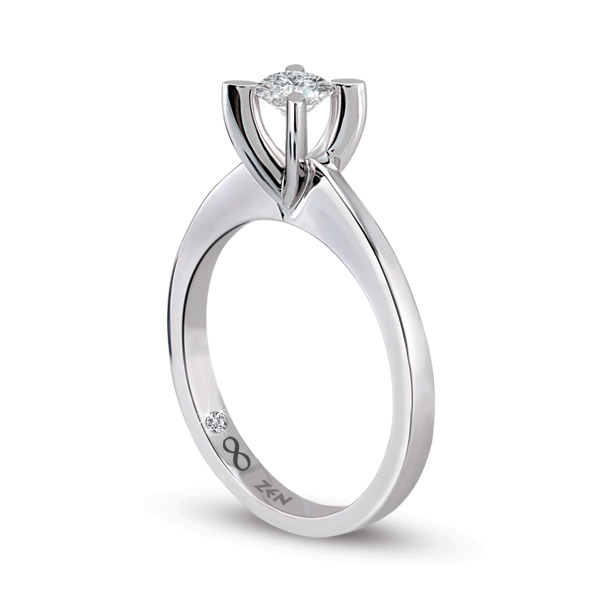 0.32 ct Solitaire Diamond Engagement Ring