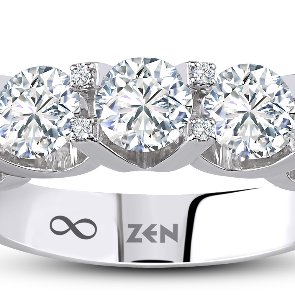 0.75 ct Forevermark Cornerstones Five Stone Diamond Ring