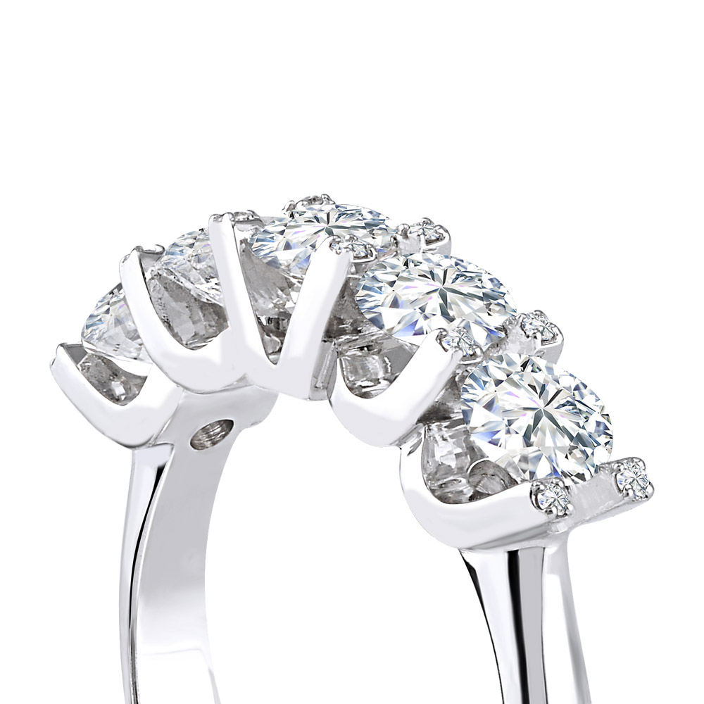 1.55 ct Forevermark Five Stone Diamond Ring