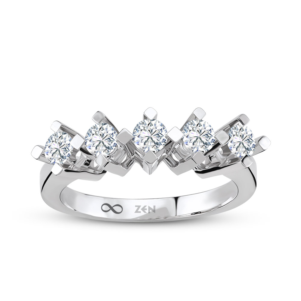 0.45 ct Forevermark Five Stone Diamond Ring