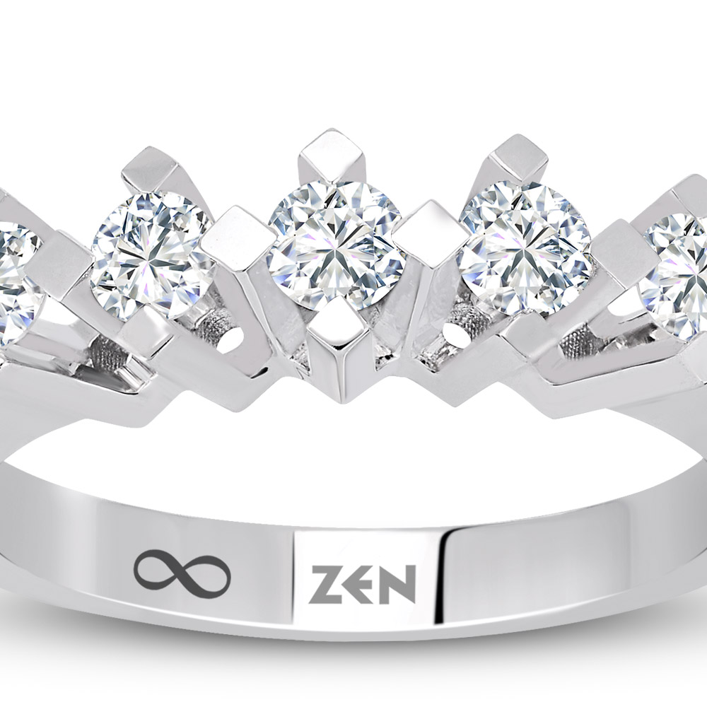 0.65 ct Forevermark Five Stone Diamond Ring