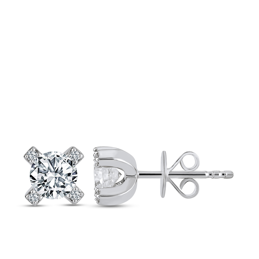 Forevermark Cornerstones Solitaire Diamond Earstud