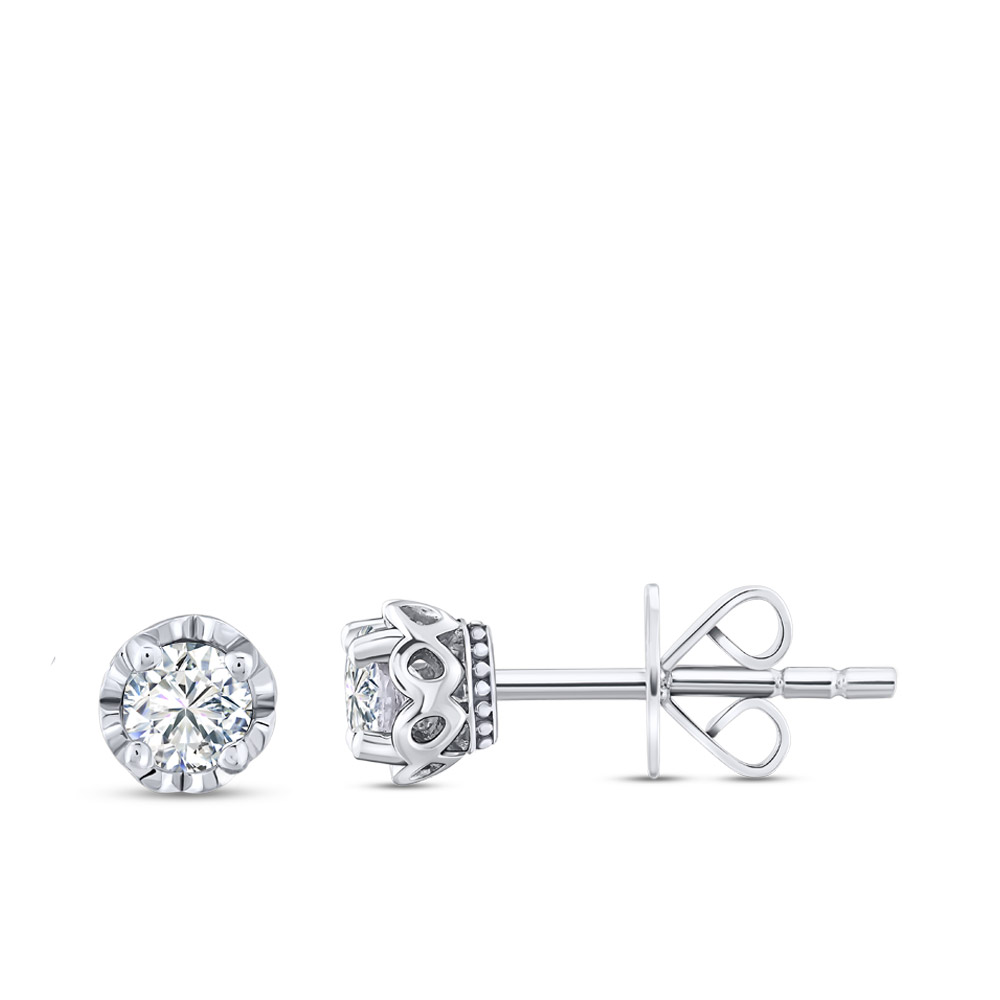 Forevermark Endlea Collection Solitaire Diamond Earstud