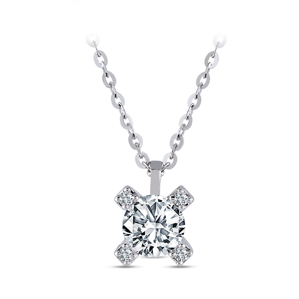 Forevermark Cornerstones Solitaire Diamond Necklace