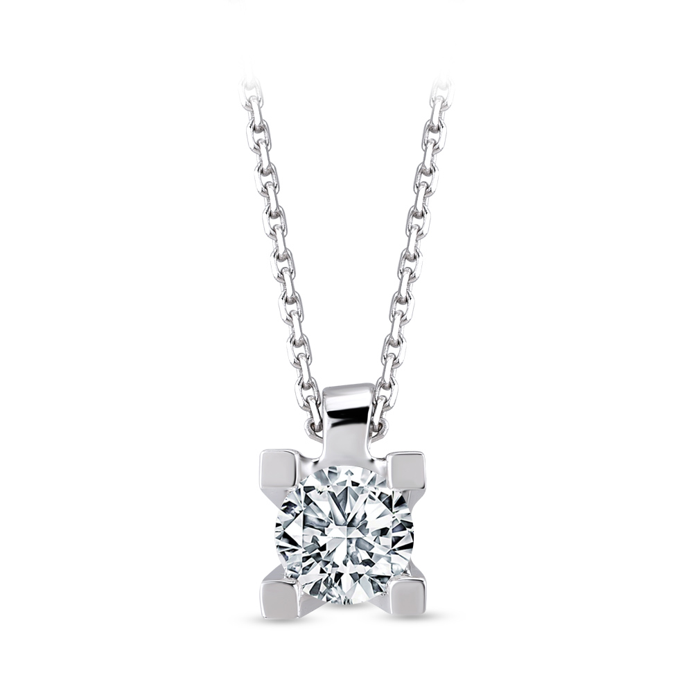 Forevermark Solitaire Diamond Necklace