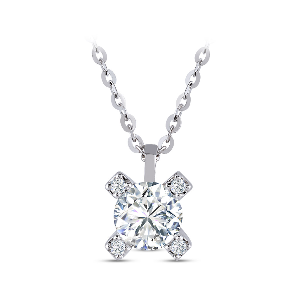 0.32 ct Forevermark Cornerstones Solitaire Diamond Necklace
