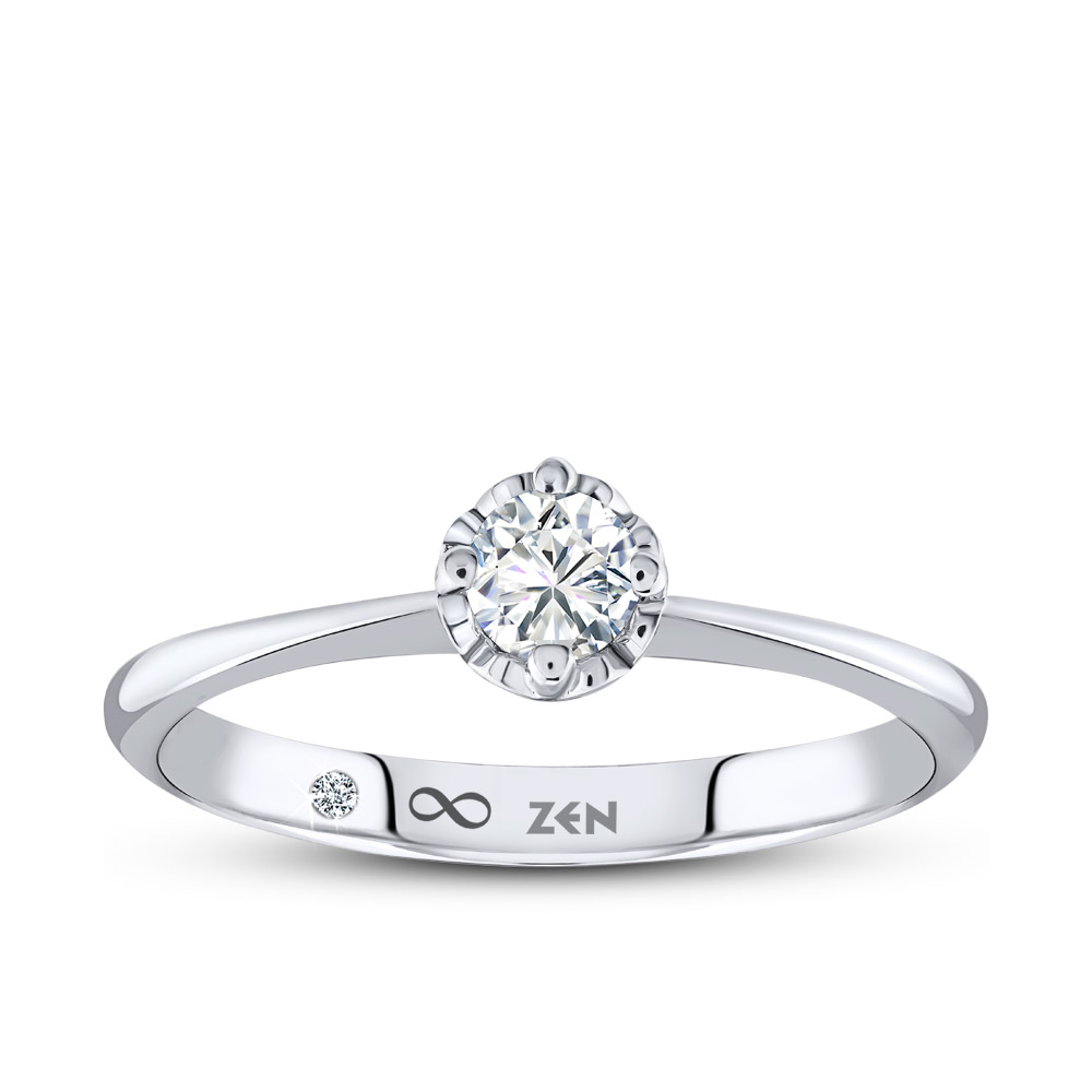 Forevermark Endlea Collection Solitaire Diamond Ring