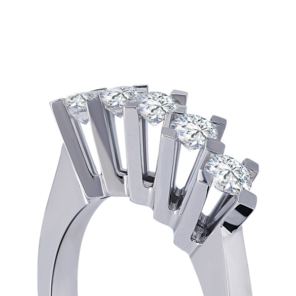 1.15 ct Forevermark Five Stone Diamond Ring