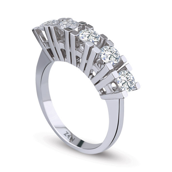 2.00 ct Forevermark Five Stone Diamond Ring