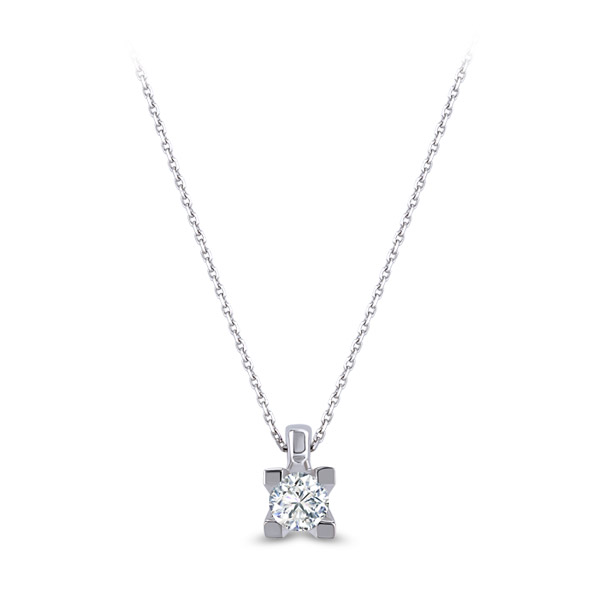 0.17 ct Forevermark Solitaire Diamond Necklace