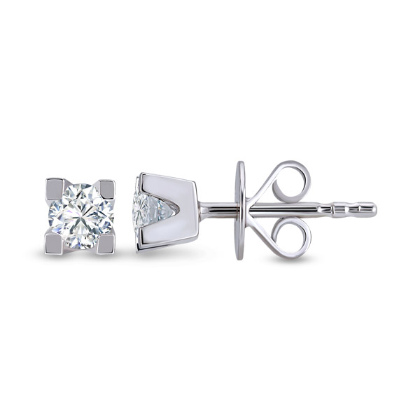 Forevermark Solitaire Diamond Earstud