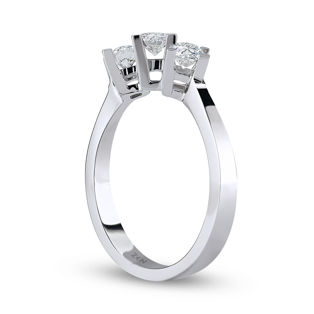 0.46 ct Forevermark Tria Diamond Ring 
