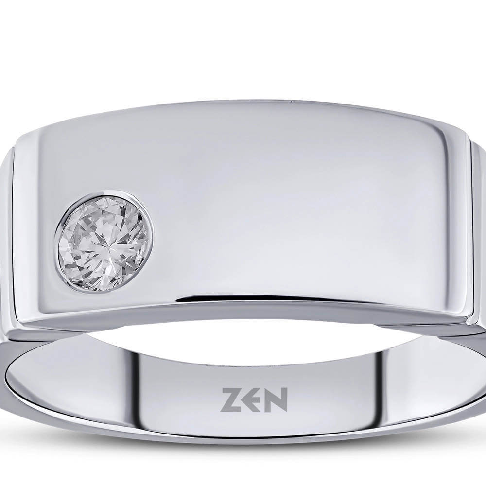 Buy Diamond Ring Sterling Silver for Men Women online