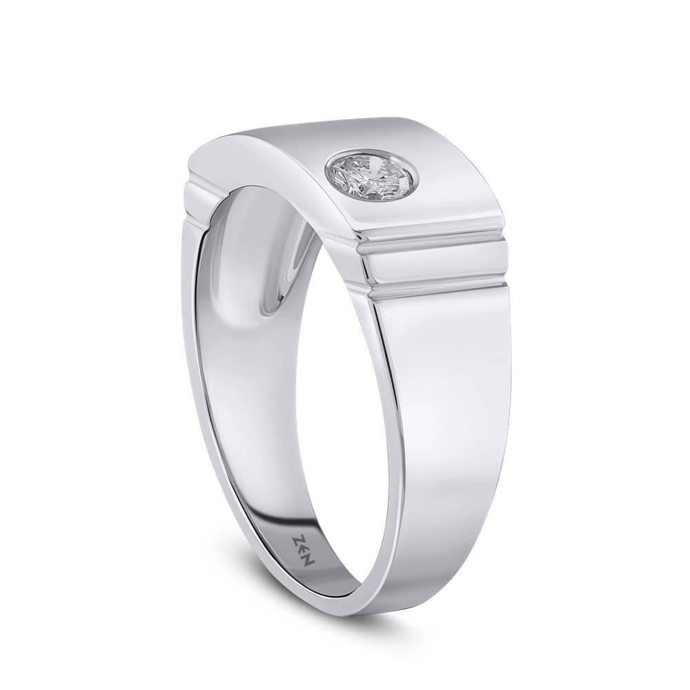 Simple silver ring. masculine. fantasy style on Craiyon