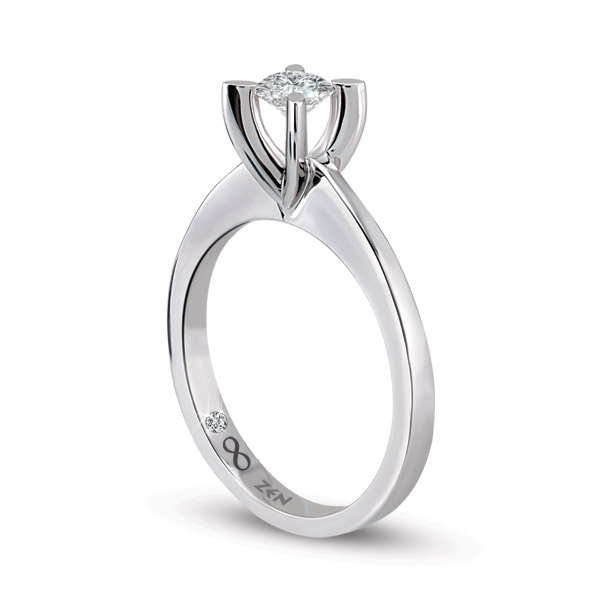 0.15 ct Solitaire Diamond Engagement Ring - 3000391263 / ZEN