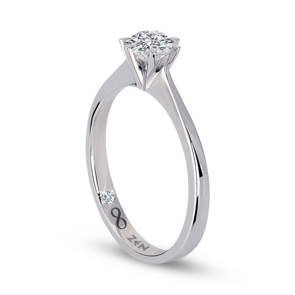 0.18 ct Solitaire Engagement Ring