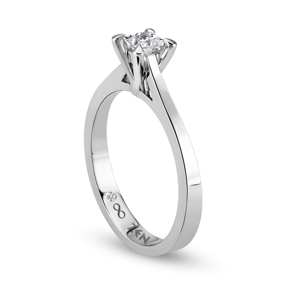 0.10 ct Solitaire Diamond Engagement Ring