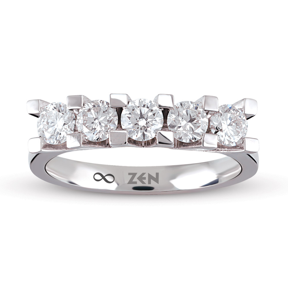 1.50 ct Five Stone Diamond Ring